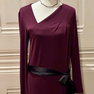 Narciso Rodriguez For Design Nation Purple Midi Dress